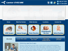 Tablet Screenshot of lantereyecare.com